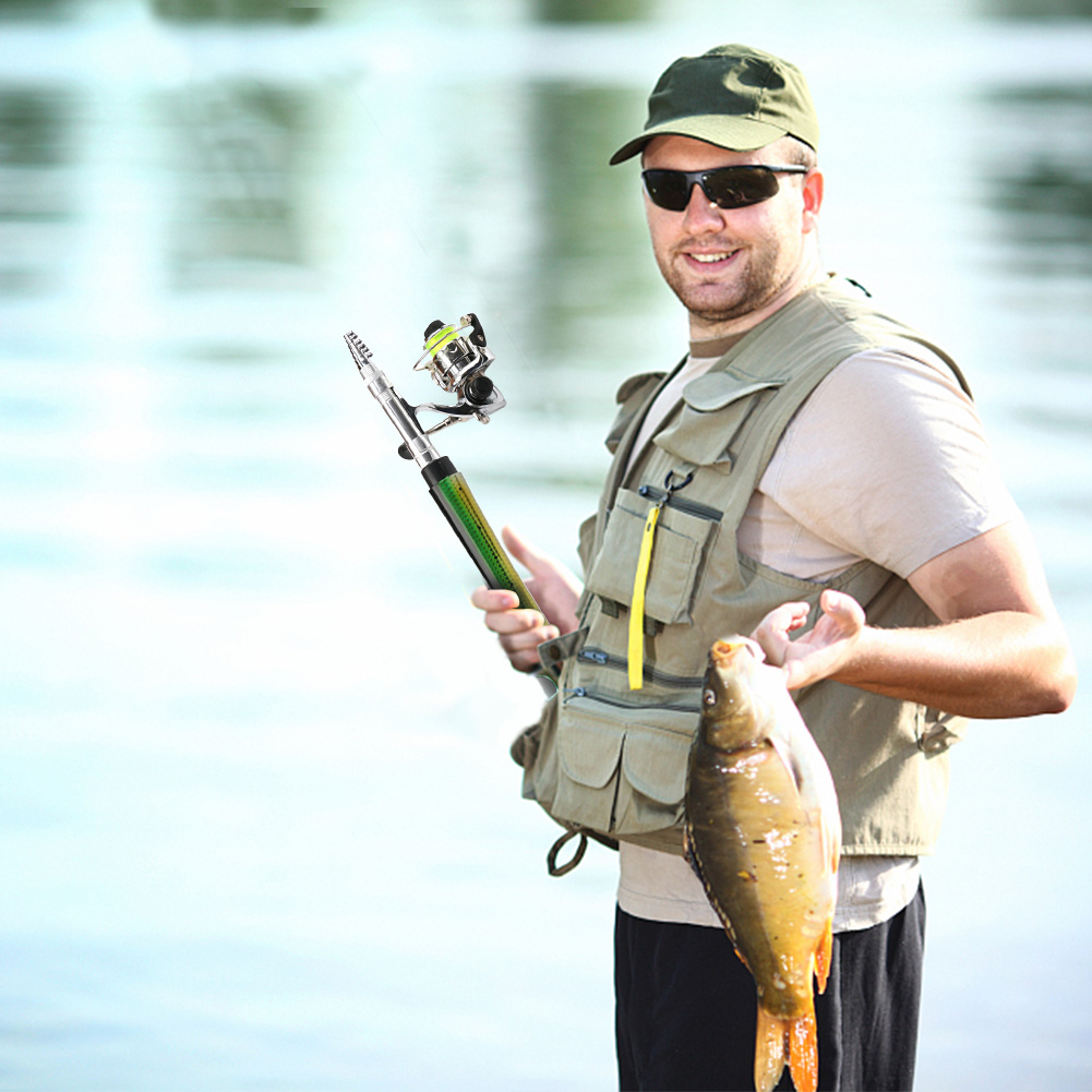 Ice Fishing Reel - Portable Fish Shaped Fishing Pole with