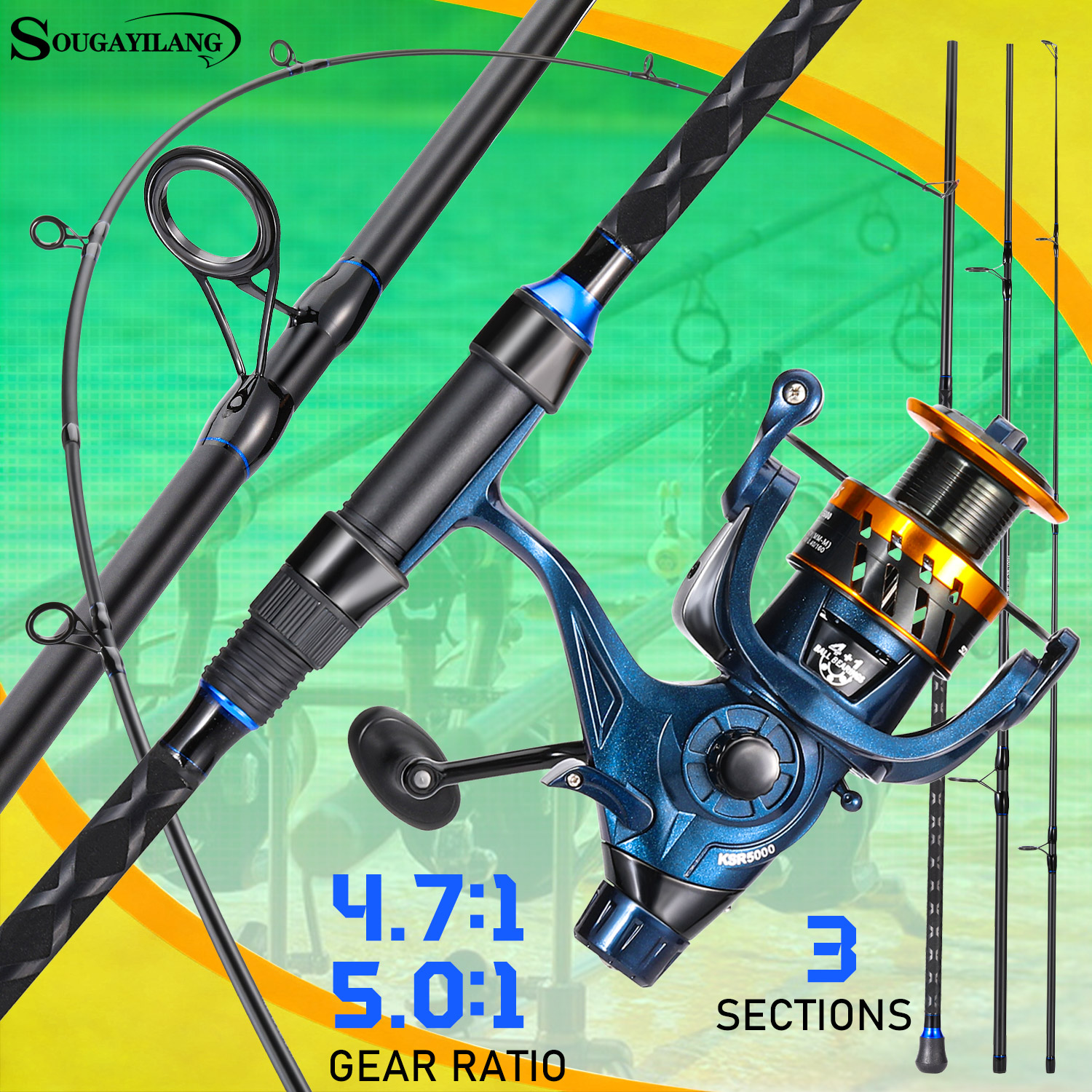 Sougayilang 3 Sections Surf Fi - Surf Reel 评论和价格