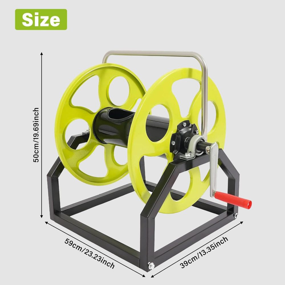 Garden Hose Reel, 360° Wall Mo - Reel Handle 评论和价格