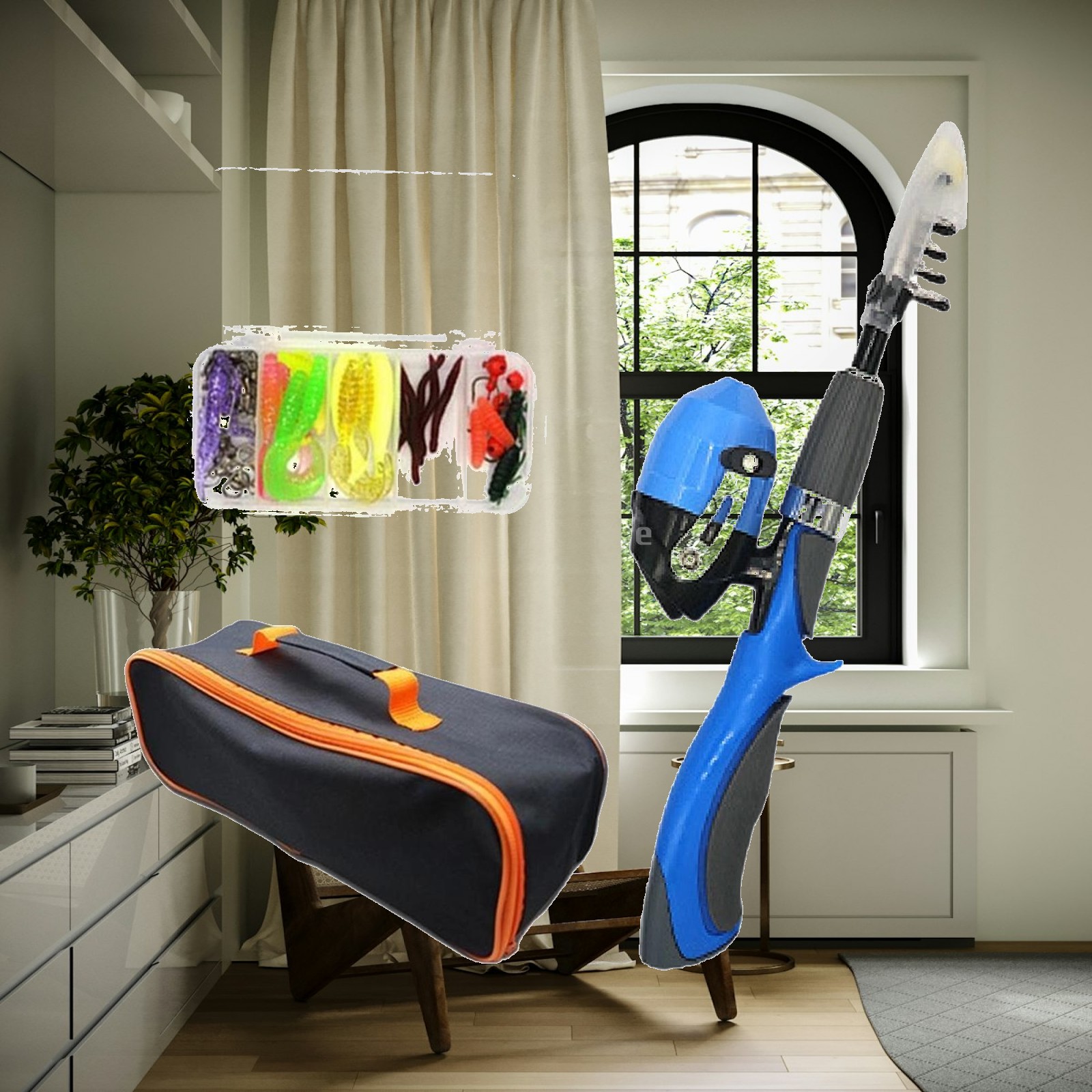 Portable Fishing Rod and Reel  - Reel Bag 评论和价格
