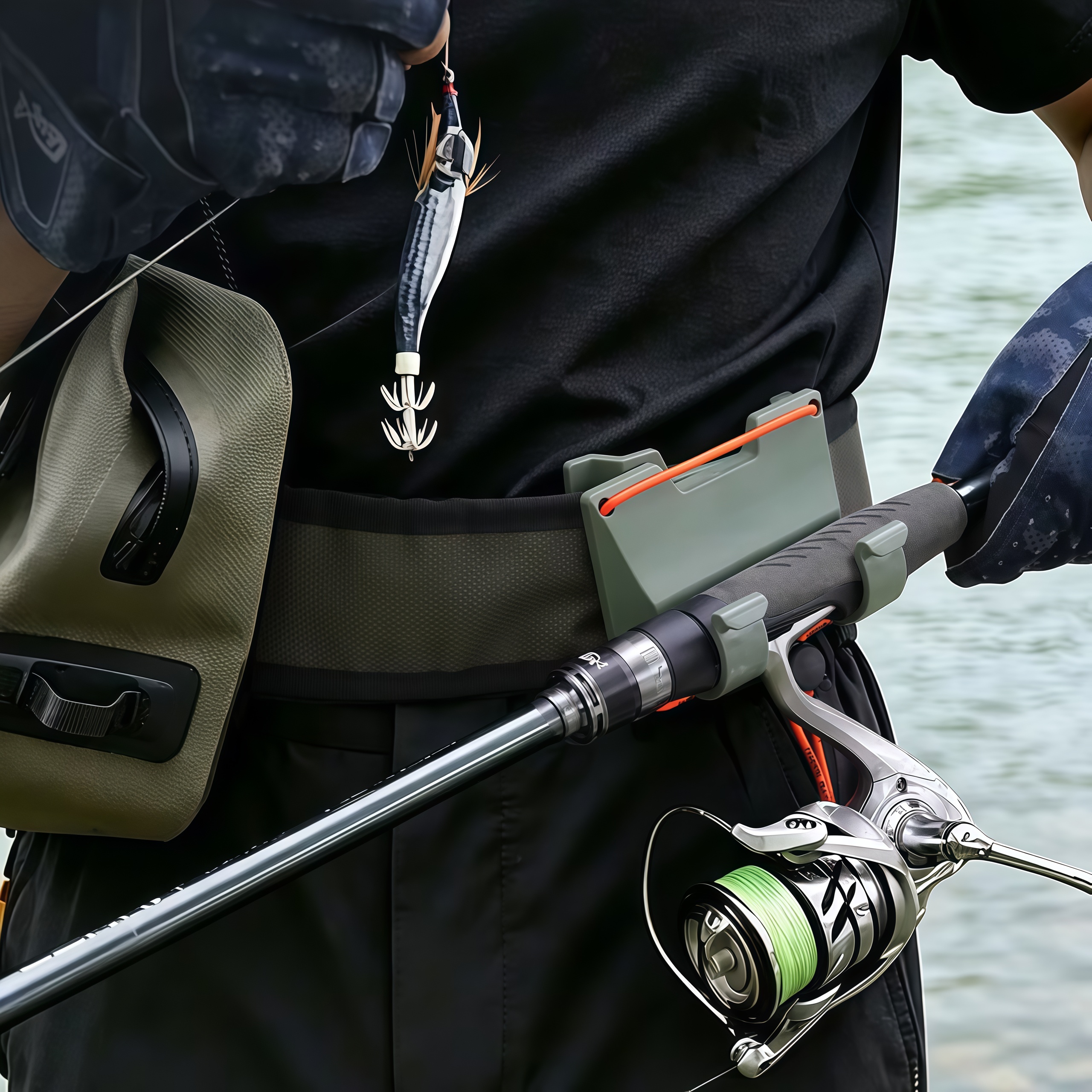 DEUKIO Outdoor Belt Clip Rod H - Fly Reel 评论和价格