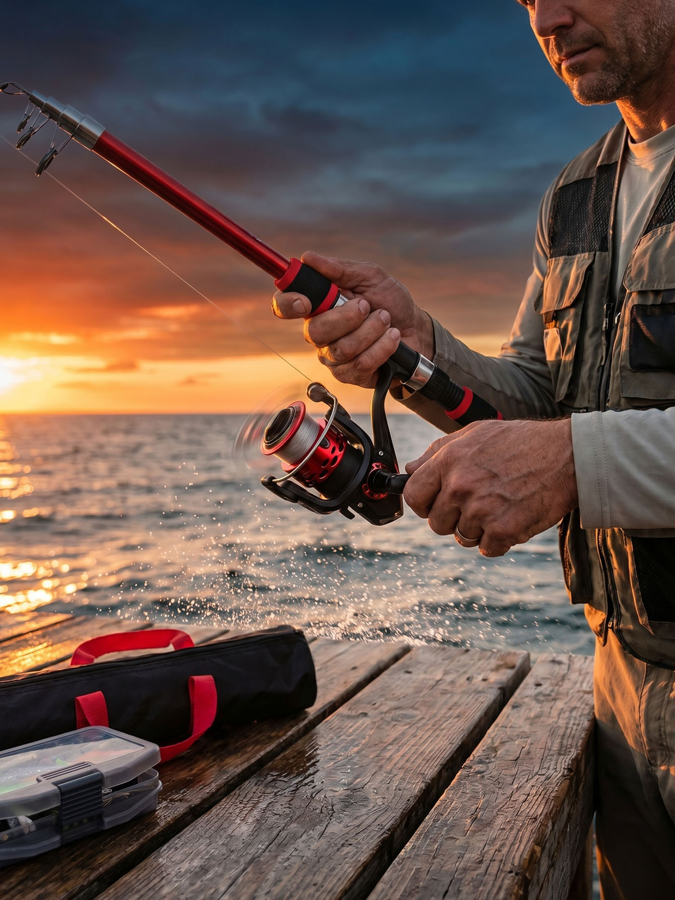Fishing Rod Reel Combos Collap - Spincast Reel 评论和价格