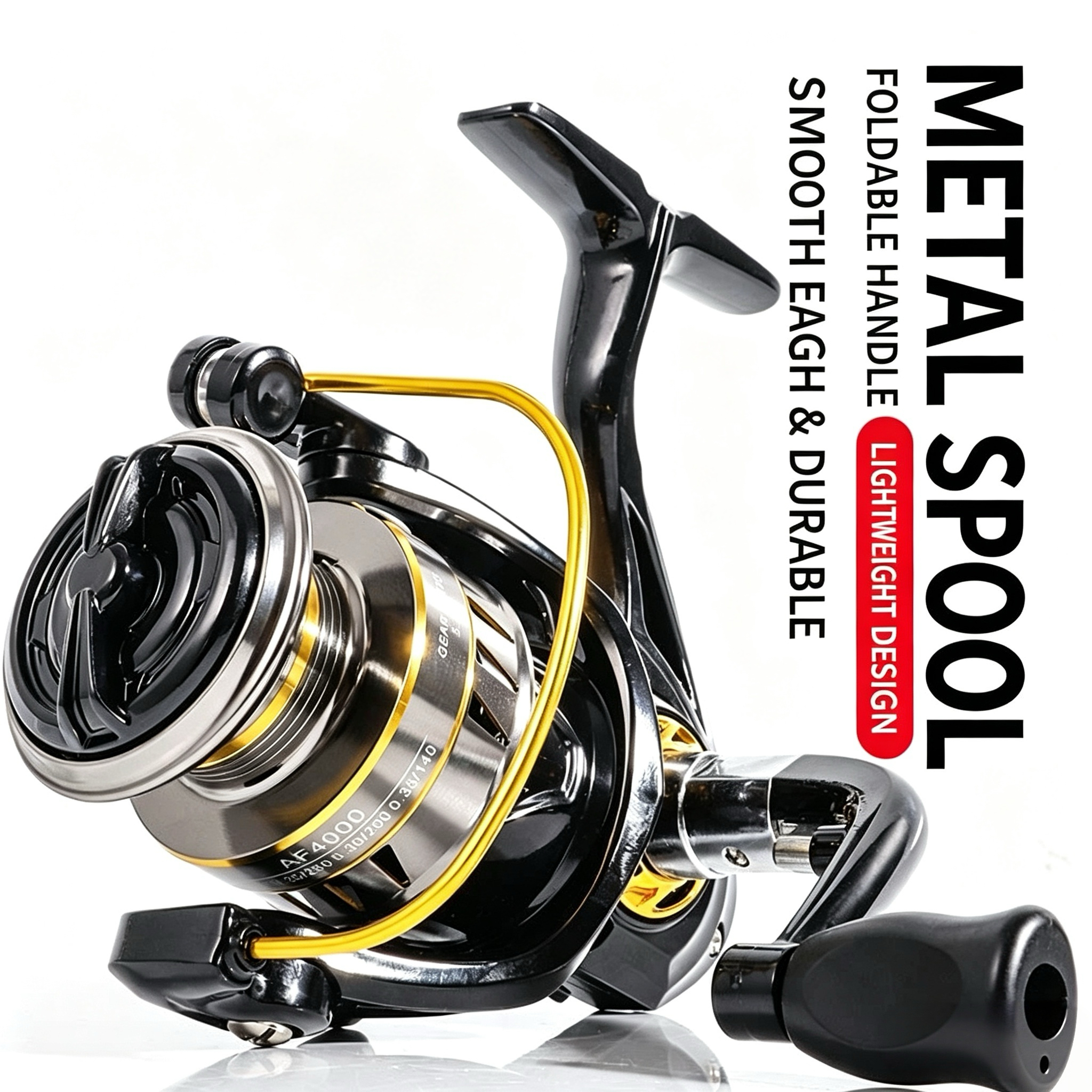 Full Metal Spinning Reel, Long - Spinning Reel 评论和价格