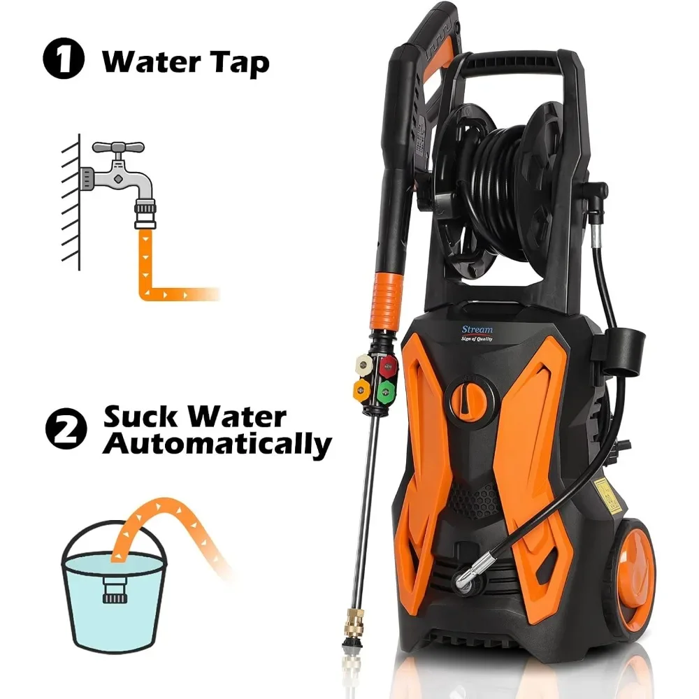For 3500PSI Pressure Washer, 2 - Electric Reel 评论和价格