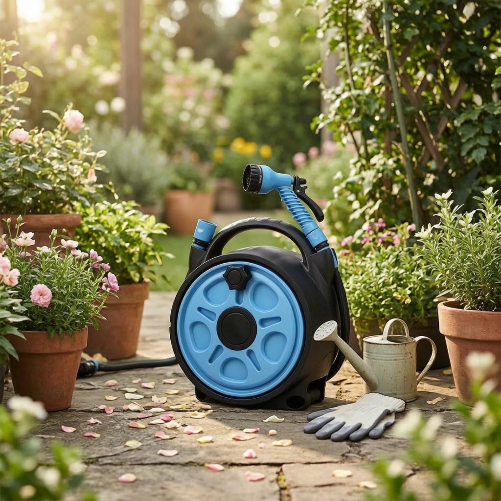 Hose Reel Sprayer Portable Car - Reel Handle 评论和价格