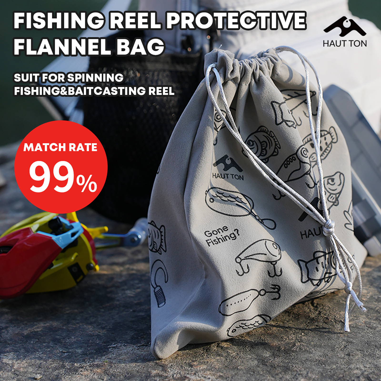 HAUT TON Fishing Reel Protecti - Spincast Reel 评论和价格