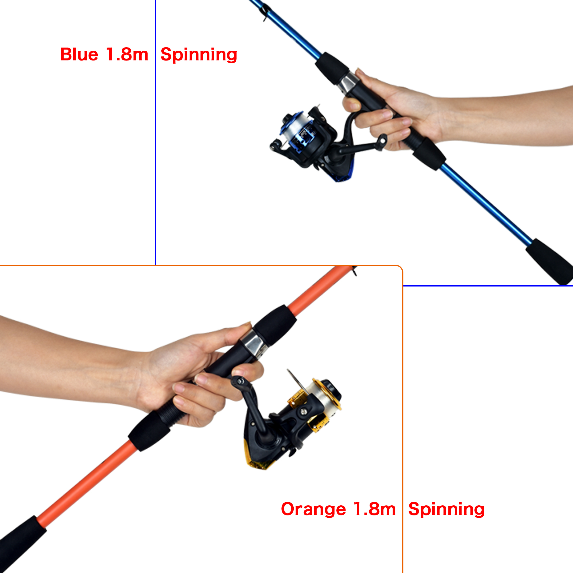 BIUTIFU Spinning Fishing Rod S - Spincast Reel 评论和价格